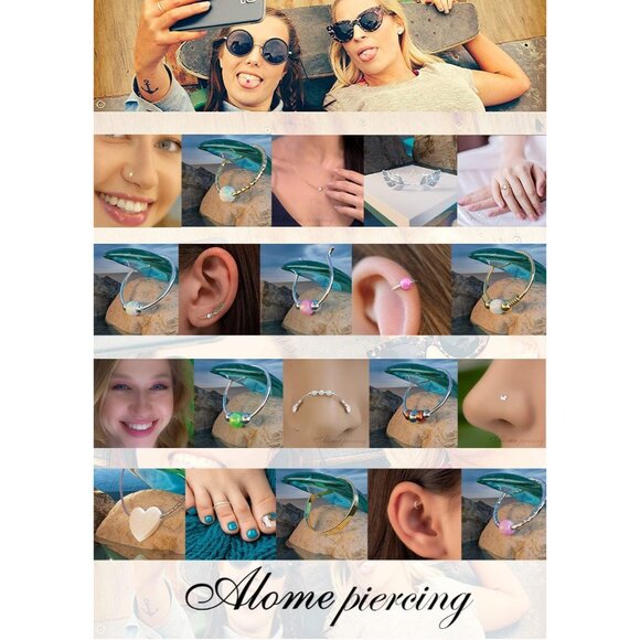 Minimalist Gold Clip-On Nose Ring - 14k Handmade 24 Gauge for Effortless Style - Picture 9 of 9